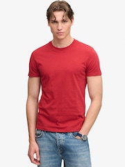 Superdry Red Essential SD&Co Logo Embroidered T-Shirt - Image 4 of 7