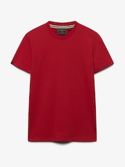 Superdry Red Essential SD&Co Logo Embroidered T-Shirt - Image 6 of 7