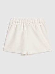 白色 - River Island 蝴蝶結鈕扣短裙褲 - 圖片 2，共 4