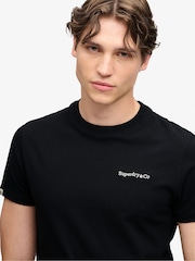 أسود - تيشرت أساسي بشعار الشركة من Superdry - صورة 5 من 6
