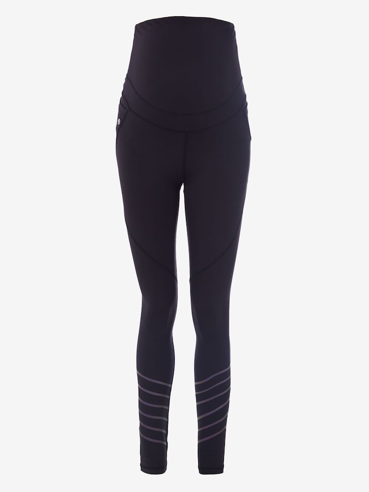 JoJo Maman Bébé Black Maternity Performance Workout Leggings - Image 4 of 4