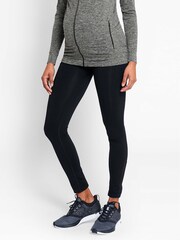 JoJo Maman Bébé Black Seamless Support Workout Maternity Leggings - Image 2 of 5