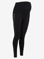 JoJo Maman Bébé Black Seamless Support Workout Maternity Leggings - Image 5 of 5