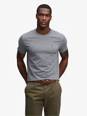 Hellgrau - Superdry SD&Co Logo Embroidered T-Shirt - Bild 1 von 6