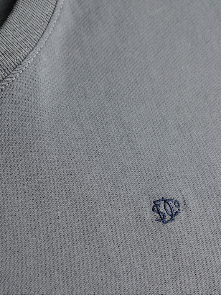 Hellgrau - Superdry SD&Co Logo Embroidered T-Shirt - Bild 6 von 6