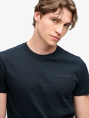 أزرق داكن أزرق - تيشرت أساسي بشعار الشركة من Superdry - صورة 4 من 6
