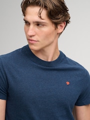 Superdry Blue Essential SD&Co Logo Embroidered T-Shirt - Image 4 of 7
