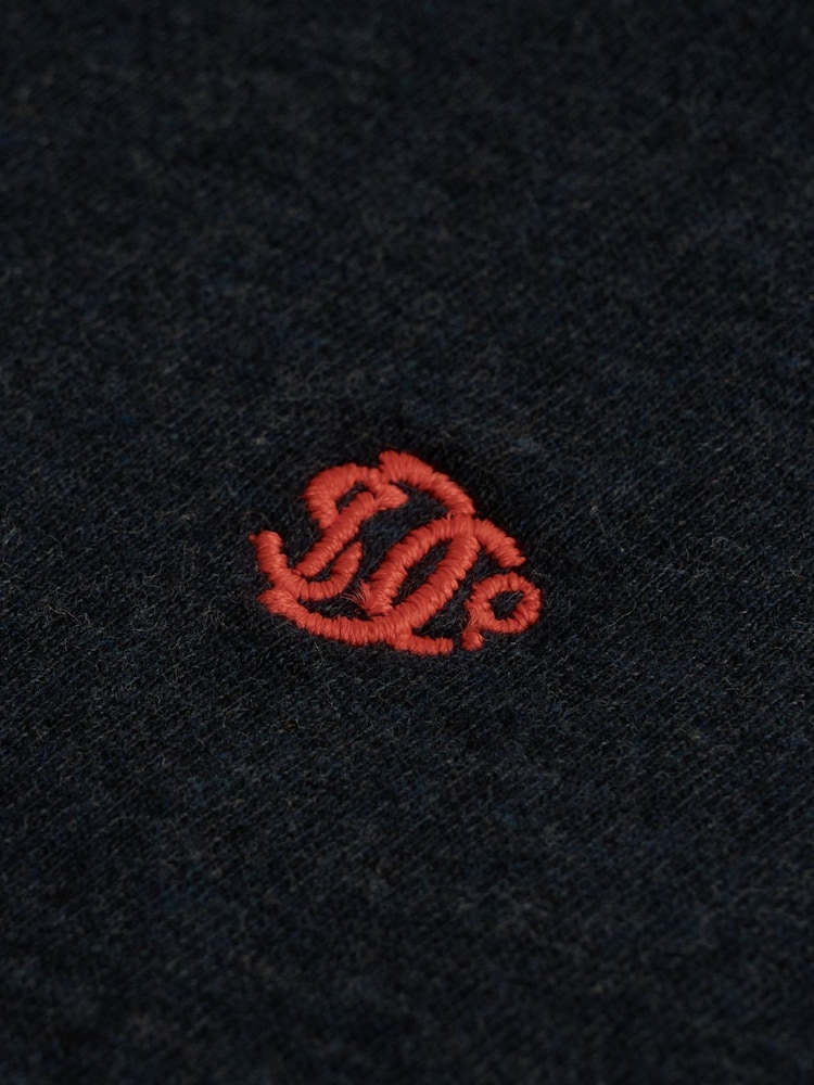 Superdry Blue Essential SD&Co Logo Embroidered T-Shirt - Image 7 of 7