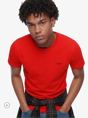 „Superdry Essential Stacked Logo Embroidered“ marškinėliai - 4 paveikslėlis iš 7