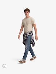 Naranja - Camiseta básica con logotipo Serif bordado de Superdry - Imagen 4 de 4