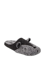 Totes Novelty Novelty Applique Mens Mule Slippers - Image 3 of 5