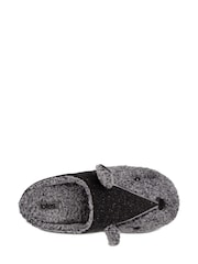 Totes Novelty Novelty Applique Mens Mule Slippers - Image 4 of 5