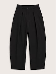 Baukjen Black Dina Pleated Wide-Leg Ponte Trousers - Image 6 of 6