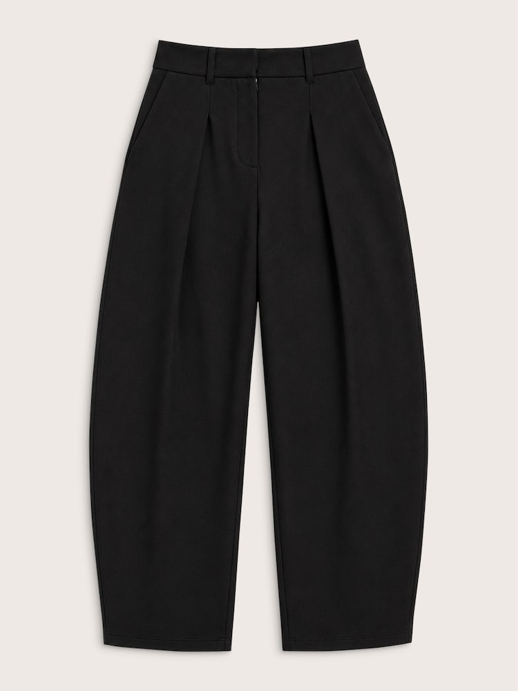 Baukjen Black Dina Pleated Wide-Leg Ponte Trousers - Image 6 of 6 Baukjen Black Dina Pleated Wide-Leg Ponte Trousers - Image 6 of 6