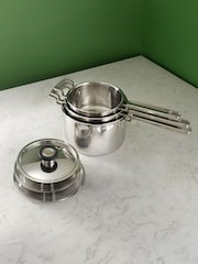 Robert Welch Stainless Steel 316 Series Cookware Saucepan 3 Piece Set - Image 5 of 6