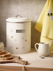 Natural Daisy and Bee Bread Bin - Image 1 of 3