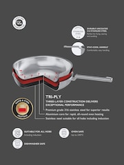 Robert Welch Stainless Steel 316 Series Cookware Frying Pan 24cm - Image 6 of 6