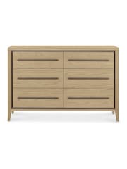 Bentley Designs Natural Rimini 6 Drawer Wide Chest - Image 2 of 2