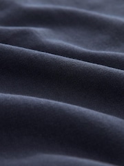 Navy Blue Paisley Print Layered Sweatshirt Long Sleeve Dress - Image 7 of 7