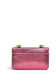 Radley Purple Hanley Close Metallic Mini Flapover Crossbody Bag - Image 2 of 4