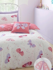 Bedlam Pink Flutterby Butterfly Duvet Cover Set - Image 1 of 4
