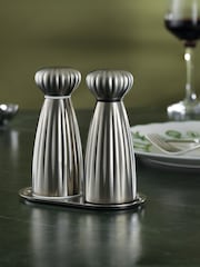 Robert Welch Stainless Steel Small Palm Satin Mills and Tray Set - Image 1 of 6