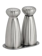 Robert Welch Stainless Steel Small Palm Satin Mills and Tray Set - Image 2 of 6