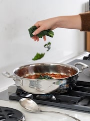 Robert Welch Stainless Steel 316 Series Cookware Low Casserole 28cm - Image 1 of 6