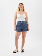 Gap Blue 4" Denim Shorts - Image 3 of 4