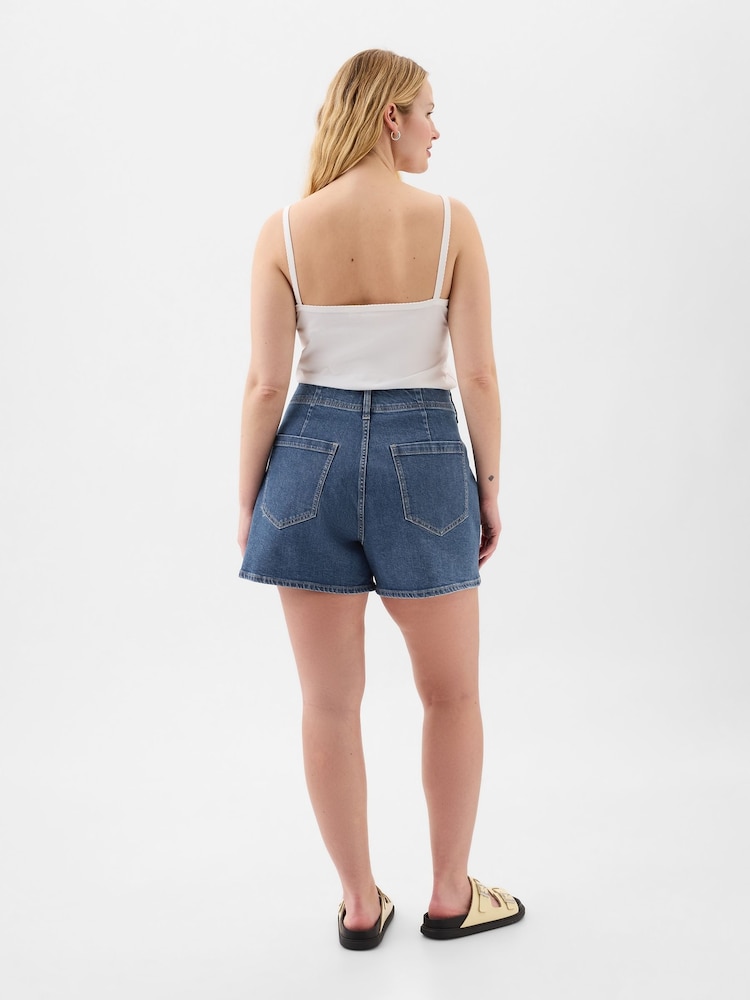 Gap Blue 4" Denim Shorts - Image 4 of 4