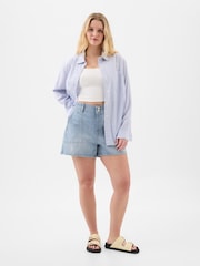Gap Light Blue 4" Denim Shorts - Image 3 of 4
