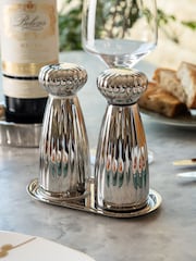 Robert Welch Stainless Steel Small Palm Bright Mills and Tray Set - Image 1 of 6
