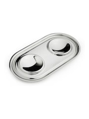 Robert Welch Stainless Steel Small Palm Bright Mills and Tray Set - Image 3 of 6