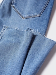 Mango Blue Cropped Skinny Jeans - Image 10 of 10