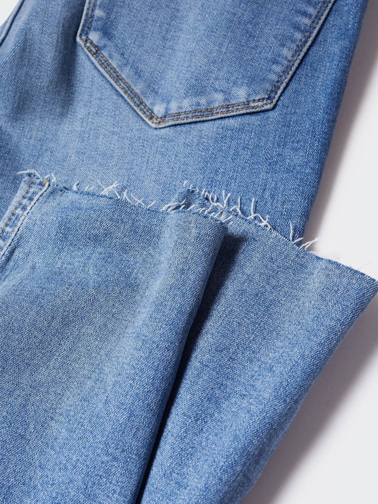 Mango Blue Cropped Skinny Jeans - Image 10 of 10 Mango Blue Cropped Skinny Jeans - Image 10 of 10