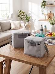 Keeeper Set of 2 Grey Foldable Shopping Organiser Bags - Image 3 of 5