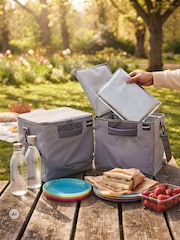 Keeeper Set of 2 Grey Foldable Shopping Organiser Bags - Image 4 of 5