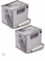 Keeeper Set of 2 Grey Foldable Shopping Organiser Bags - Image 5 of 5
