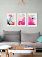 East End Prints Pink Lune Pink Sky Wall Set by Ana Rut Bre - Image 1 of 2