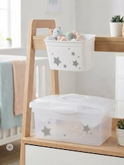 Keeeper White Stars Traveller & Hanging Organiser Box - Image 3 of 6