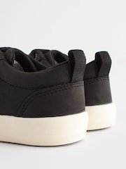 Black Wide Fit (G) Touch Fastening Elastic Lace Shoes - Image 3 of 6