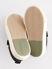 Black Wide Fit (G) Touch Fastening Elastic Lace Shoes - Image 4 of 6