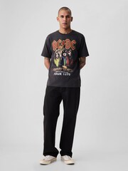Gap Grey ACDC Cotton Graphic Short Sleeve T-Shirt - Image 1 of 4