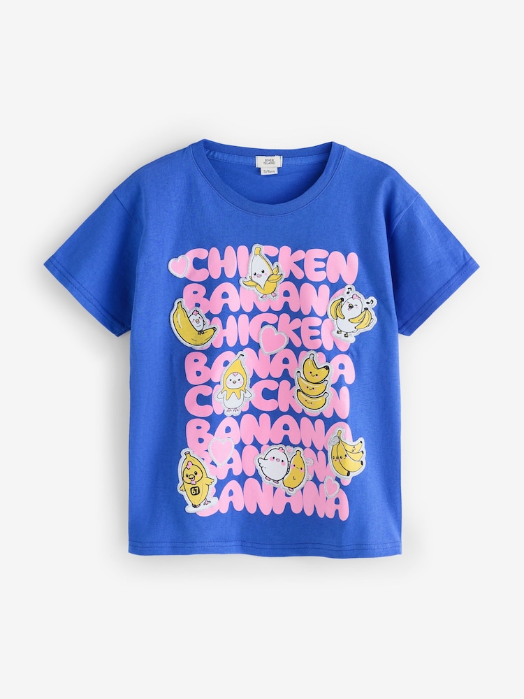 Camiseta River Island Chicken Banana - Imagem 1 de 1