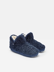 Joules Boys' Cabin Navy Slipper Boots - Image 4 of 8