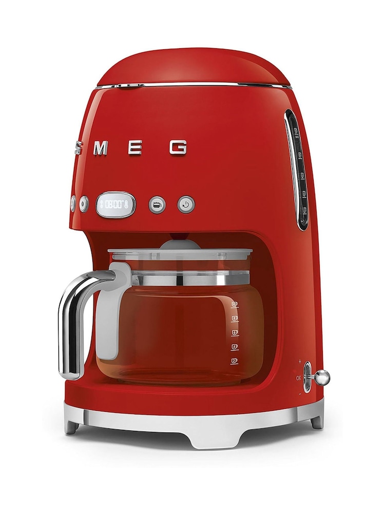 Smeg Red Drip Coffee Machine - Image 2 of 7