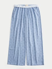Hollister Blue Low Rise Flannel Pyjama Bottoms - Image 5 of 5