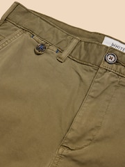White Stuff Green Sutton Chino Shorts - Image 7 of 7
