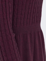 ONLY Cable Detail Fit And Flare Knit Dress - Bilde 6 av 6