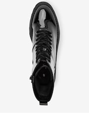 Black Patent Regular/Wide Fit Forever Comfort® Lace-Up Boots - Image 5 of 7